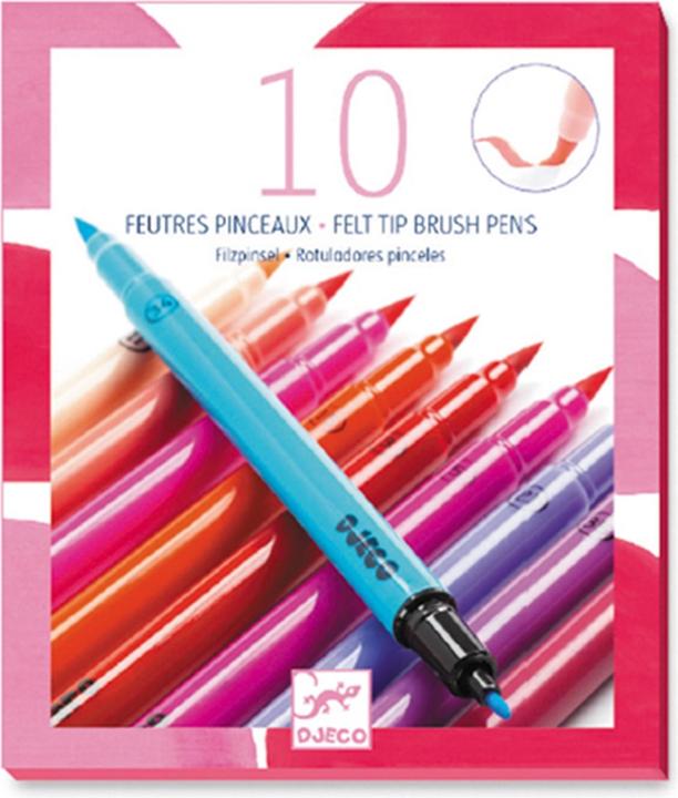 Produktbild Djeco 10 Filzpinsel girls (10x)