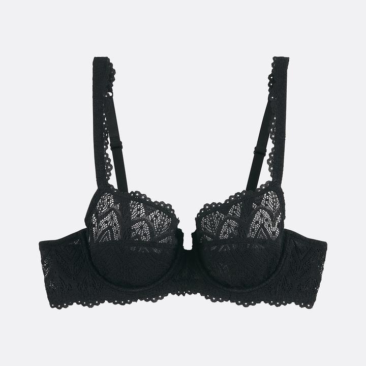 Produktbild La Redoute Collections Push-up-BH aus Spitze (Einzelpack, 85 E)