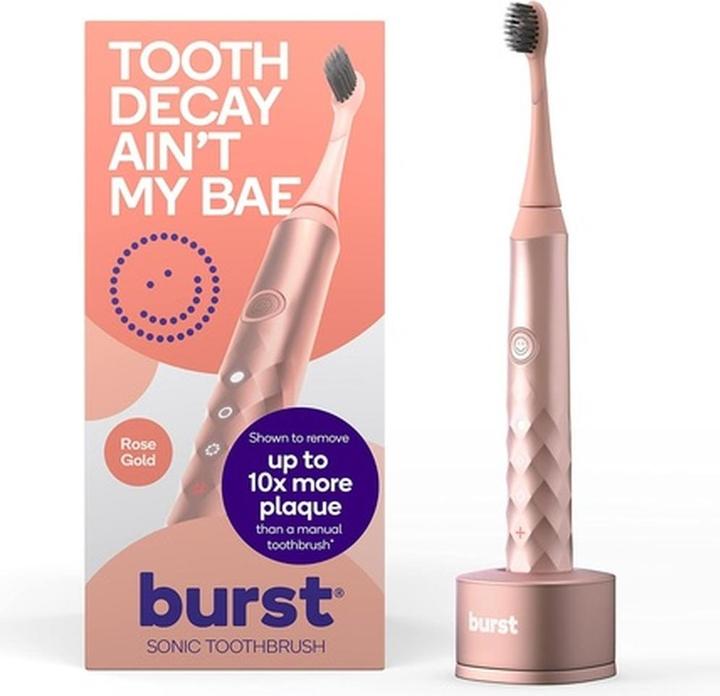 Hairburst Burst Electric Toothbrush for Adults - Soft Bristle for Deep Clean (Schallzahnbürste)