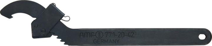 Produktbild Amf Verstellbarer Hakenschlüssel mit Nase (20 mm, 21 mm, 22 mm, 23 mm, 24 mm, 25 mm, 26 mm, 27 mm, 28 mm, 29 mm, 30 mm, 31 mm, 32 mm, 33 mm, 34 mm, 35 mm, 36 mm, 37 mm, 38 mm, 39 mm, 40 mm, 41 mm, 42 mm)