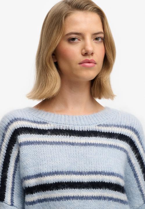 Image du produit Superdry Pull en maille rayé brossé décontracté femme (L)