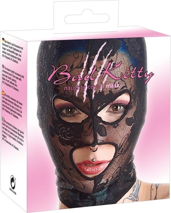 Actual product image Bad Kitty Head mask