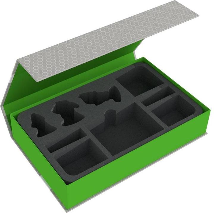 Actual product image Feldherr Magnet Box green for Warhammer Underworlds: Nethermaze - Dromms Auserkore (Plastic)