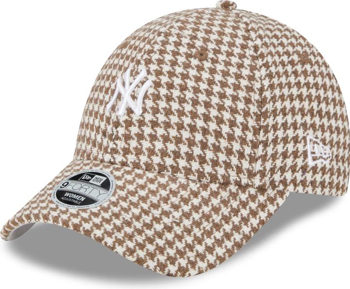 Actual product image New Era 9Forty Ladies Cap - Houndstooth New York Yankees