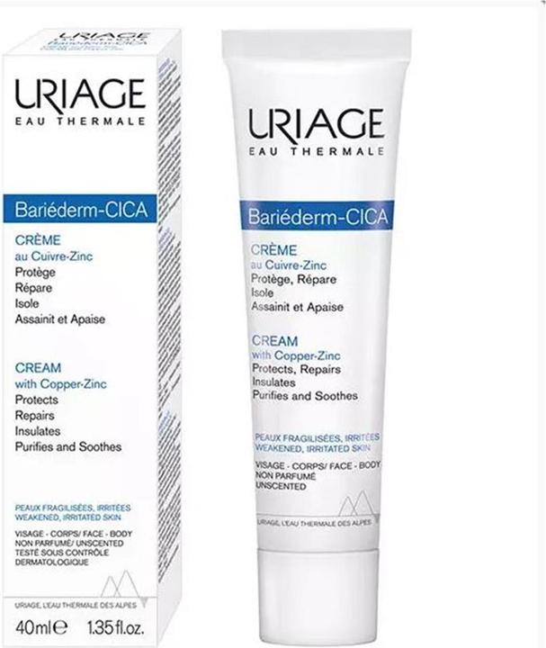 Image du produit Uriage Bariéderm Cica-Crème (Crème pour le corps, 40 ml)