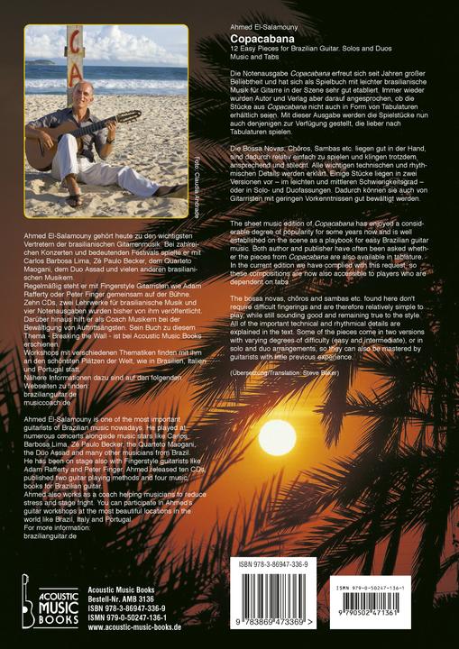 Produktbild Copacabana. Music and Tabs (Deutsch, Englisch, Ahmed El-Salamouny, 2015)