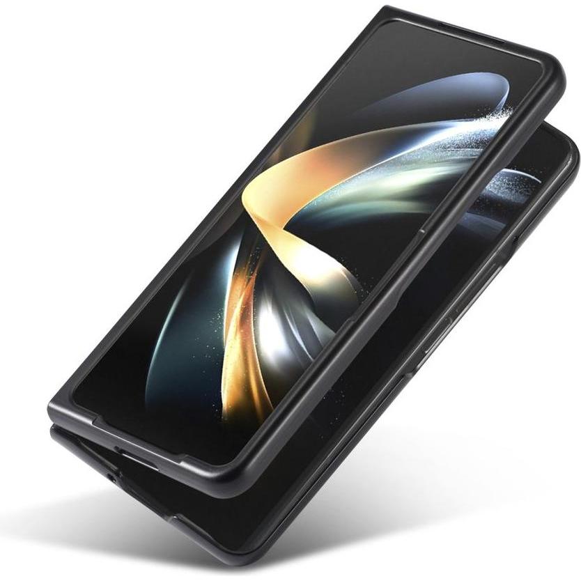 König Design Hülle für Samsung Galaxy Z Fold5 5G Handy Schutz Case Cover Tasche Carbon Optik (Samsung Galaxy Z Fold5), S...