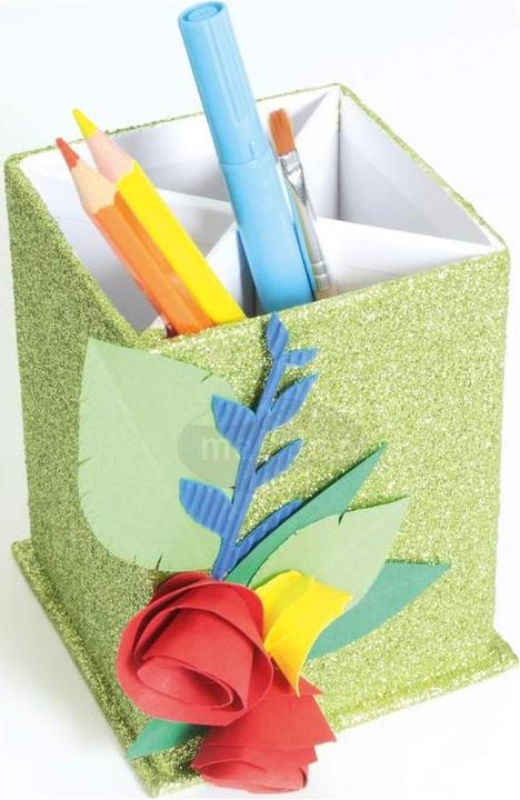 Produktbild My Mandarine Stiftehalter 8 x 8 x 11 cm, Weiss