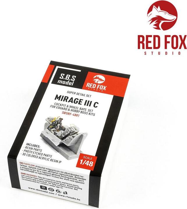 Produktbild 1/48 Mirage III C (for Hobby Boss kit)