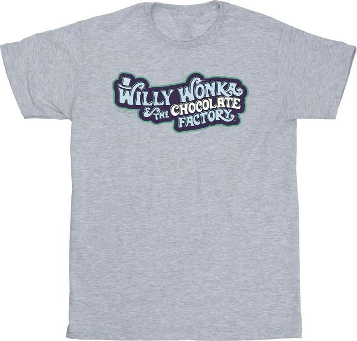 Willy Wonka & the Chocolate Factory Chocolate Factory Logo TShirt Jungen (128)