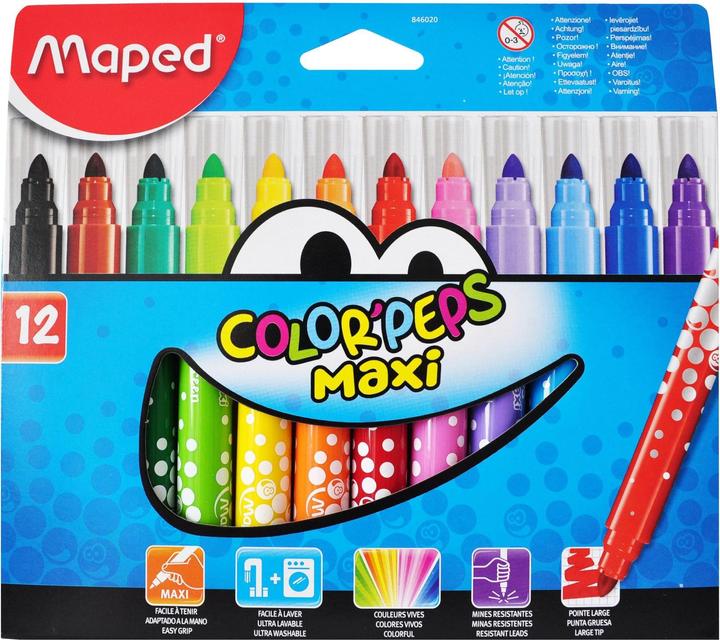 Produktbild Maped Color Peps Maxi (Multicolor, 12 x)