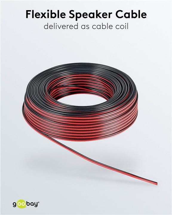 Actual product image Goobay Loudspeaker cable CCA (10 m, 0.75 mm²)