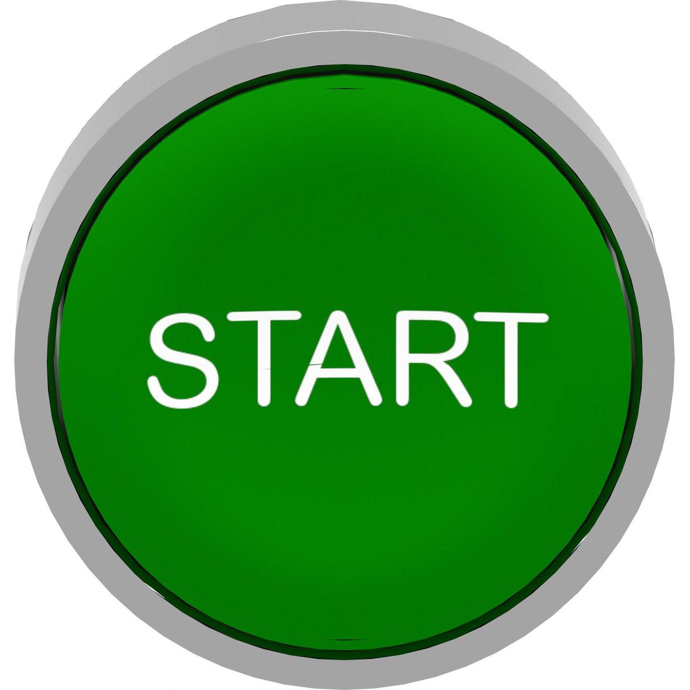 Schneider Electric Pulsante 22 mm "Start" verde, Pulsante + Interruttore, Verde