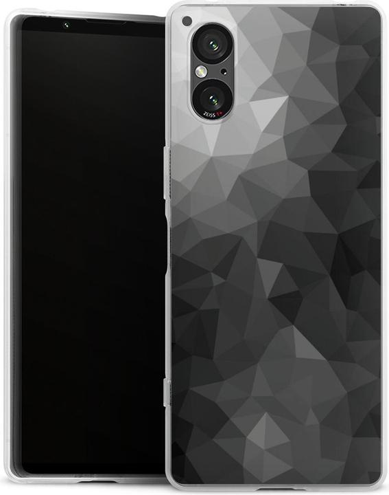 Produktbild DeinDesign Silikon Hülle für Sony Xperia 5 V Handyhülle Case Smartphone Schutzhülle Mosaik Muster Tarnmuster (Sony Xperia 5 V)
