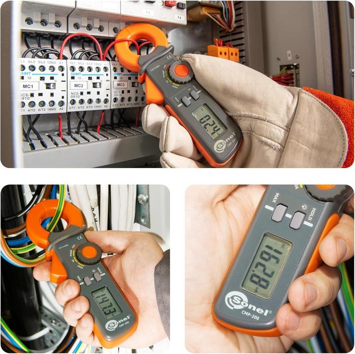 Produktbild Sonel CMP-200 - ac lekstroomstang - 200mA, 2A, 200A range - resolutie 0,1mA