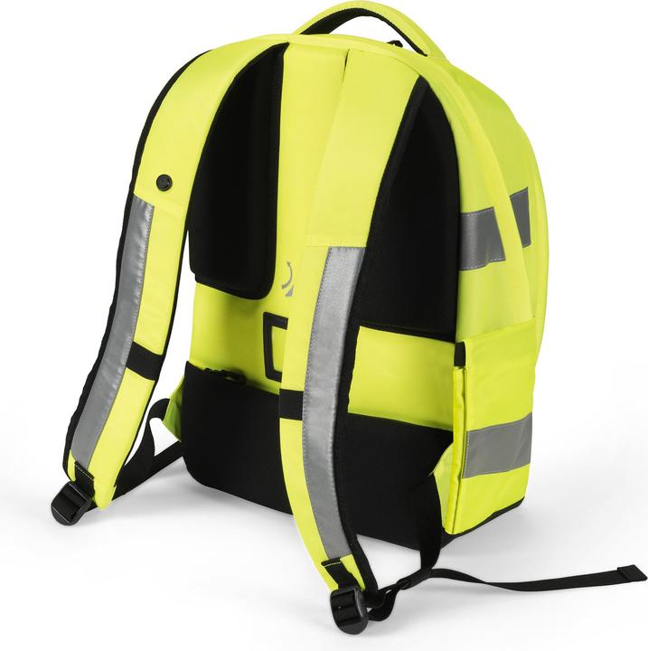 Actual product image Dicota Backpack Hi-Vis 25 litres - yellow (25 l)