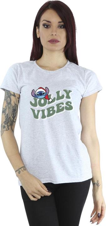 Image du produit Disney - T-shirt LILO & STITCH JOLLY CHILLING VIBES - Femme (M)