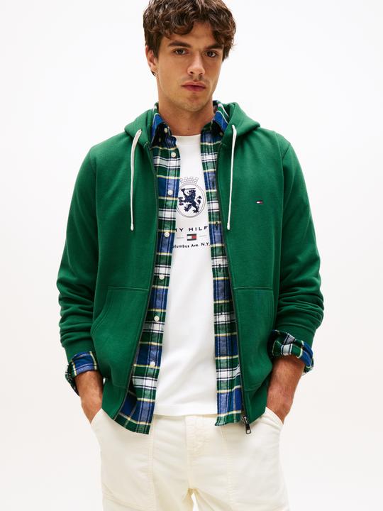 Produktbild Tommy Hilfiger Essentieller Fleece-Reissverschluss-Kaputzenpullover (XS)