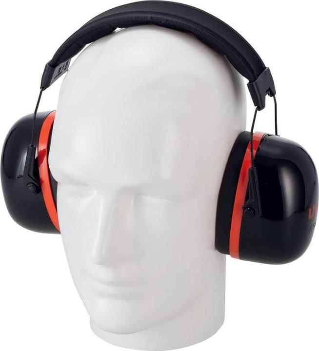 Produktbild Uvex Safety Kapselgehörschutz K30 schwarz, rot SNR 36 dB GrösseL, M, S (1 x)
