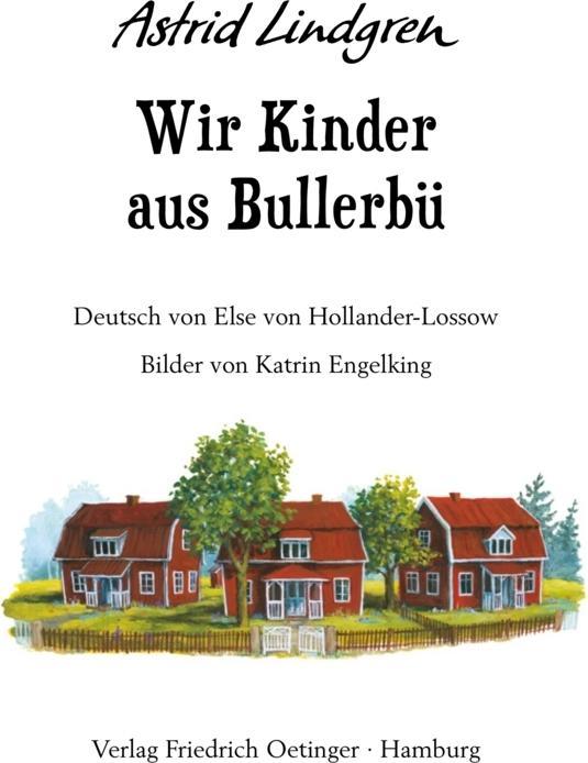 Produktbild Wir Kinder aus Bullerbü (farbig) (Deutsch, Astrid Lindgren, 2014)
