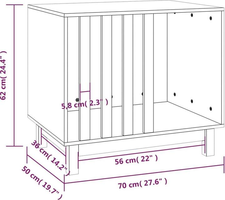 Image du produit vidaXL Herkko (Chenil pour chiens)