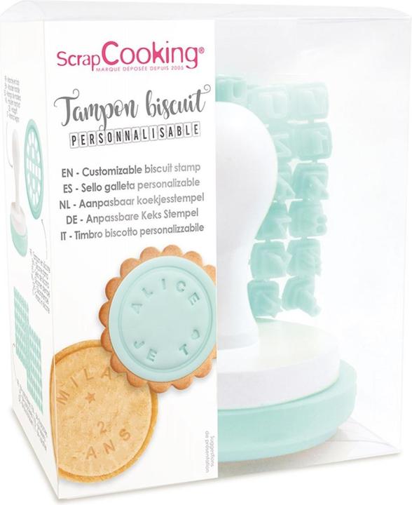 Actual product image ScrapCooking Stempel mit anpassbarer Nachricht