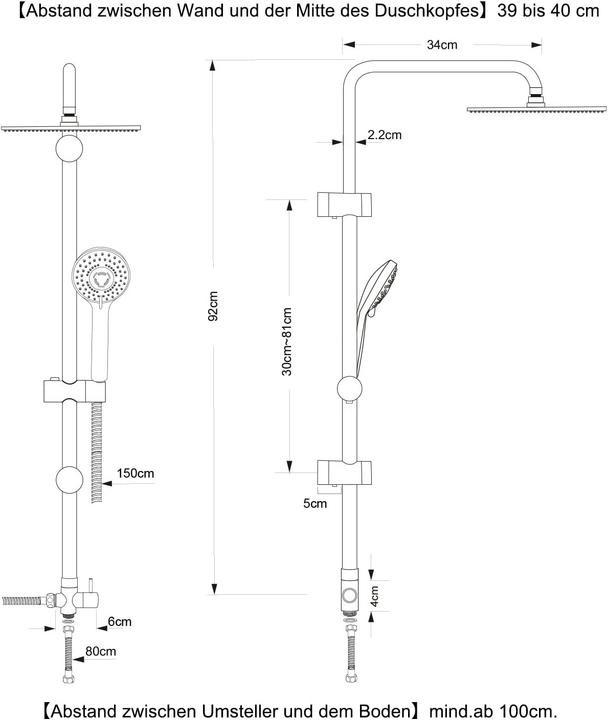 Produktbild Joho Regendusche ohne Armatur