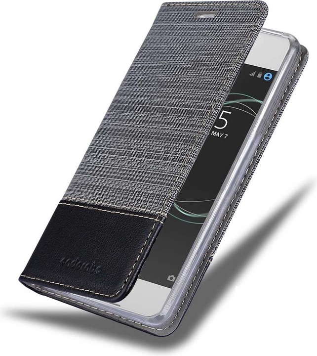Produktbild Cadorabo Book Jeans Optik Cover (Sony Xperia XA1)