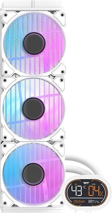 Actual product image Darkflash Tech Darkflash DH360D CPU liquid cooling (white)