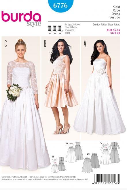Actual product image Pattern Wedding Dress
