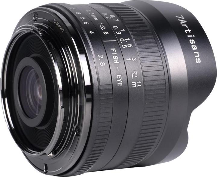 Productafbeelding 7artisans Vaste brandpuntsafstand 7,5 mm F2,8 Fisheye Mark II (Nikon Z, APS-C / DX)