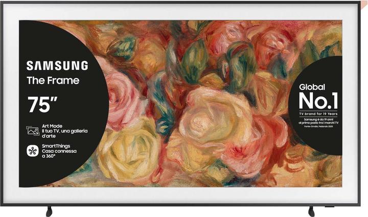 Productafbeelding Samsung De Frame QE75LS03DAUXZT 75 inch Smart (75", Het frame, QLED, 4K, 2024)