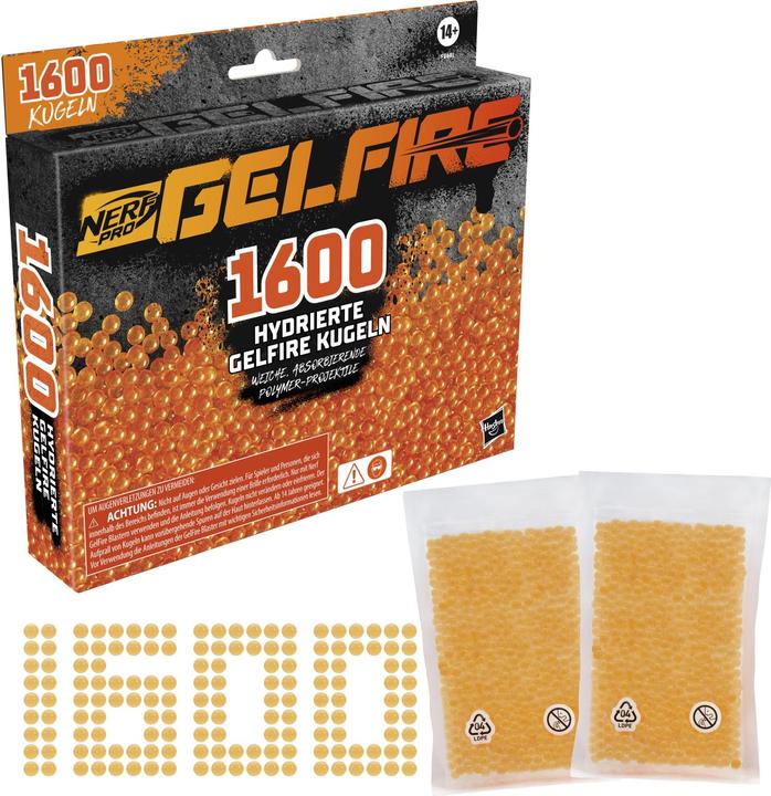 Actual product image Hasbro Nerf Gelfire Refill Orange