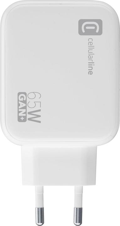 Actual product image Cellularline Retractable Power 65W (65 W, 2 ports)