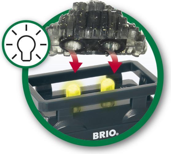 Productafbeelding Brio Gouden wagen met licht