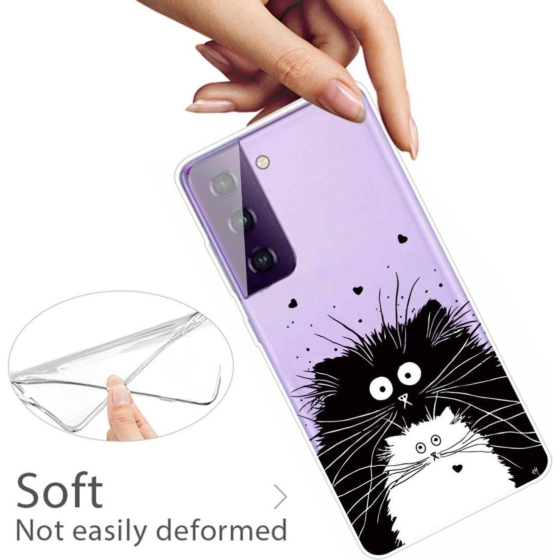 Thumbnail - König Design Hülle Handy Schutz für Samsung Galaxy S21 Plus Case Cover Tasche Transparent Neu (Samsung Galaxy S21+), Sma...