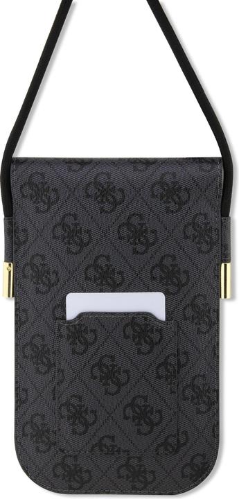 Produktbild Guess PU 4G Metall-Logo-Schriftzug-Handytasche Schwarz