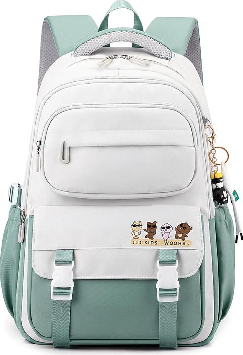 Produktbild Only-Bags.Store Schulrucksack Teenager Schultasche wasserdicht Rucksack Schule viele Fächer Laptopfach