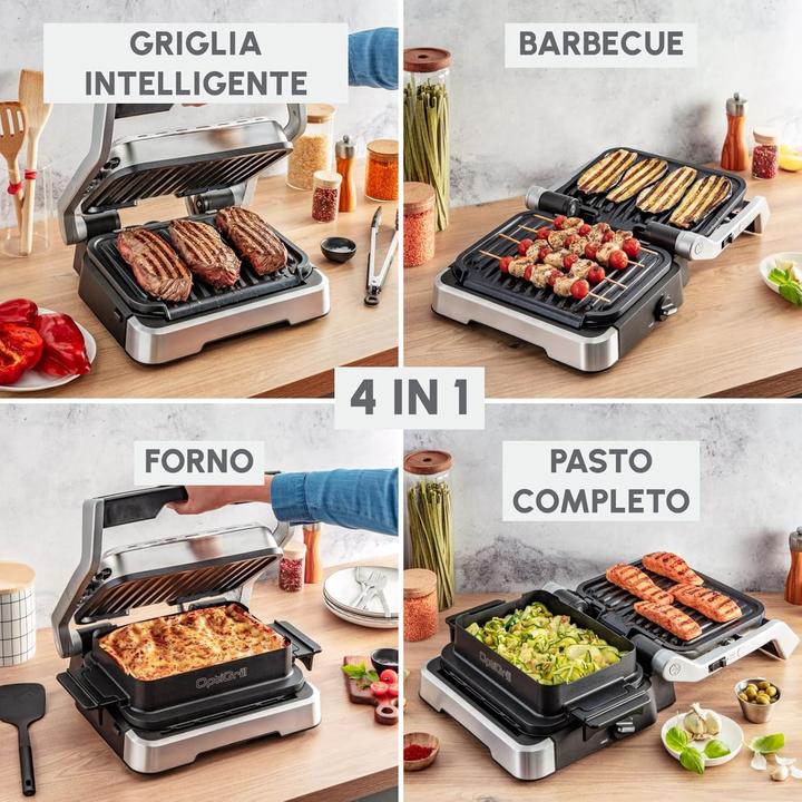 Produktbild Moulinex 4-in-1 intelligenter Grill für gesünderes Kochen mit 44% weniger Fett