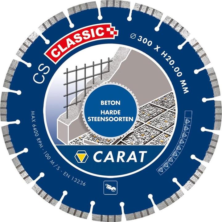 Actual product image Carat CSC3002000 Diamanttrennscheibe Beton CS Classic 300 x 20 mm