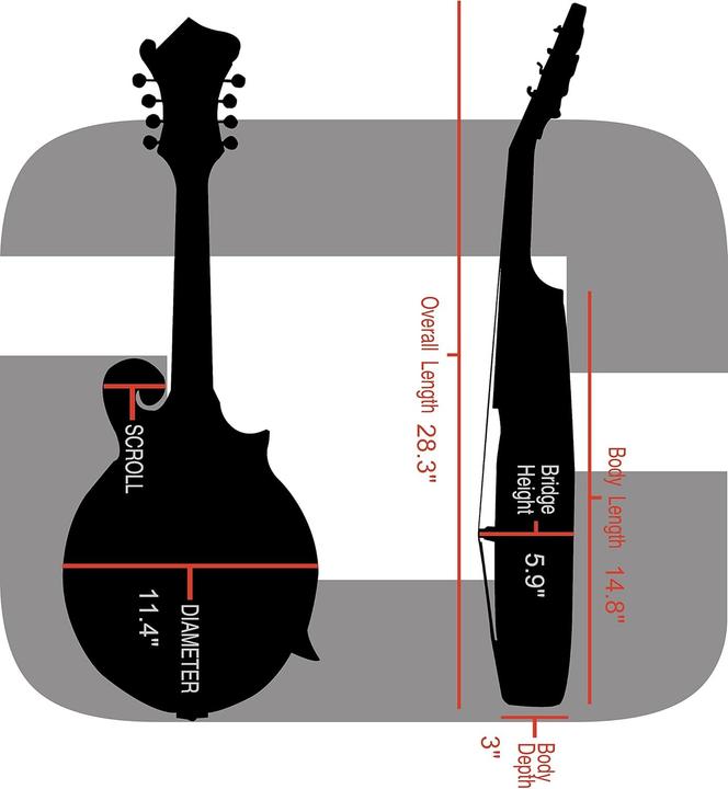 Produktbild Crossrock Mandolinenkoffer (Mandolin)