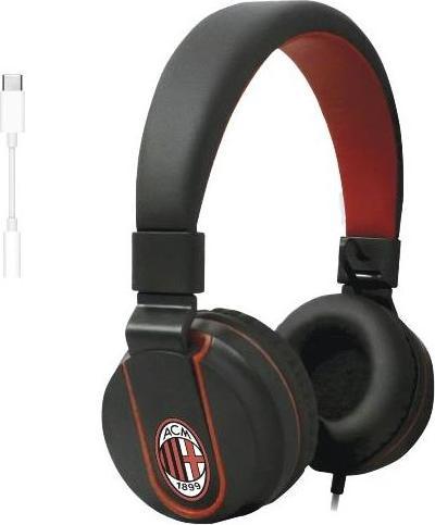 Techmade TM-IP952-MIL Wired Earphones and Headset Headset Music and Calls Black, Red (Cable)