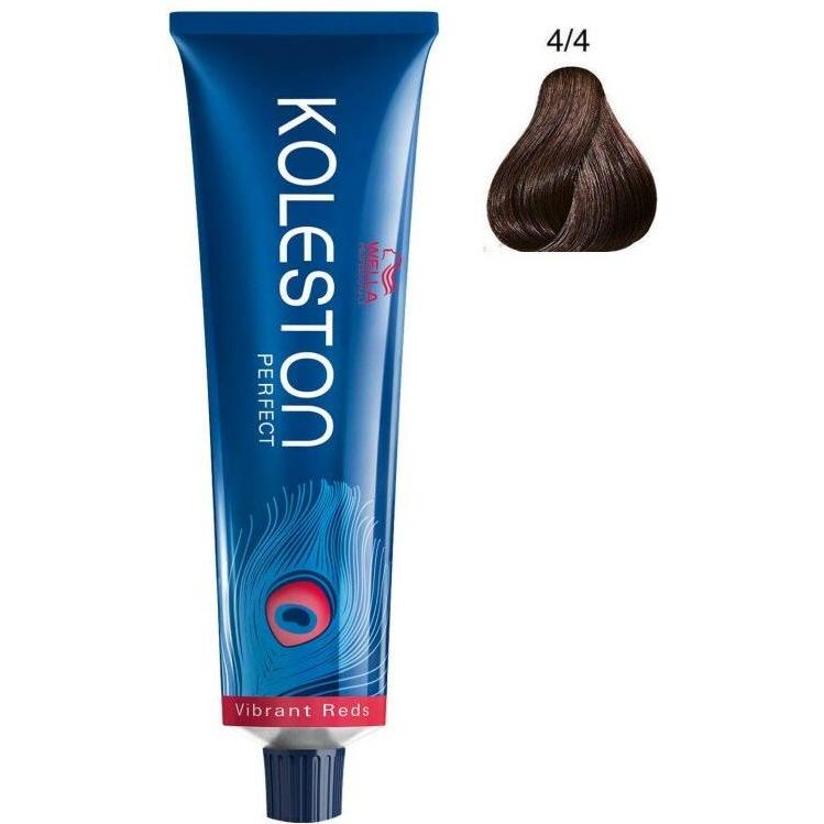 Wella, Tinta, Koleston Perfect Hair Colour 4/4 Marrone Rosso Medio 60ml (4/4 marrone medio marrone rosso)
