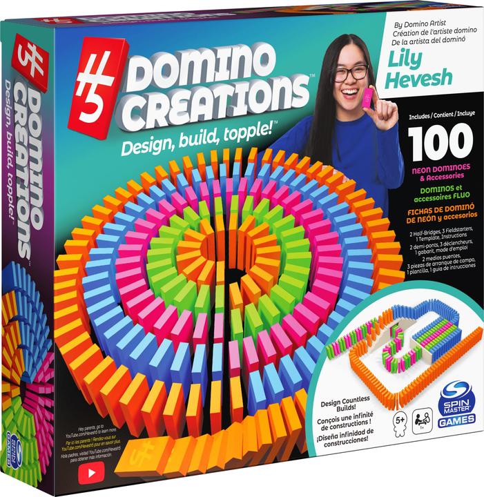 Actual product image Spin Master Domino Creation Deluxe (German, French, Swiss German, Italian, English)