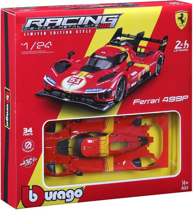 Actual product image Bburago Racing 499P LMH 2023