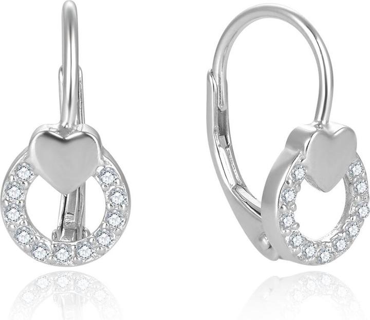 Immagine prodotto Beneto Orecchini in argento con cuore AGUC2701 (L)