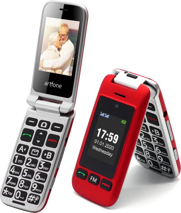 Produktbild Sponge Artfone C10 Flip-Seniorentelefon (1.80", 2G)