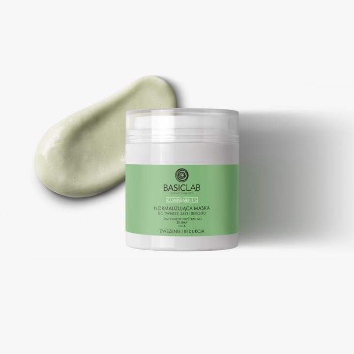 Actual product image BasicLab Normalizing Face, Neck and Decollete Mask (50 ml)