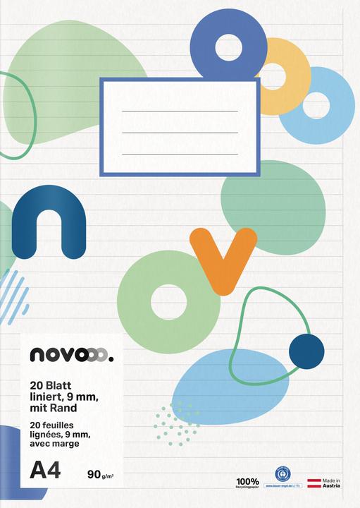 Actual product image Novooo Exercise book A4 (A4, Lined, Soft cover)