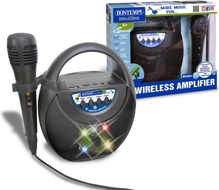 Immagine prodotto Bontempi Amplificatore senza fili con microfono (Multilingue)